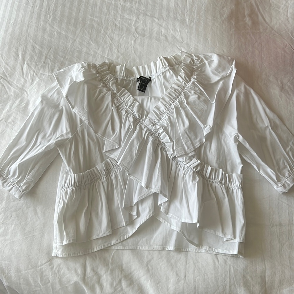 Forever 21 white blouse